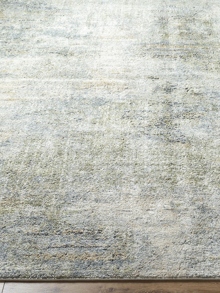 LIVABLISS Green Marble Avellino Abstract Modern Marble High Pile Rug - Image 2 of 7 LIVABLISS Green Marble Avellino Abstract Modern Marble High Pile Rug - Image 2 of 7