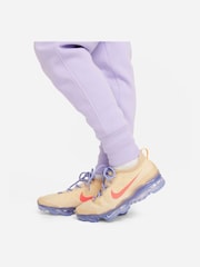 Nike Purple Club Fleece HighWaisted Fitted Joggers - Image 1 of 5