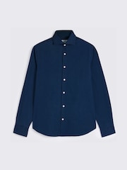 MOSS Dark Blue Denim Shirt - Image 3 of 3