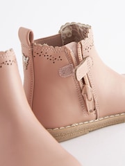 Pink Standard Fit (F) Chelsea Boots - Image 4 of 6