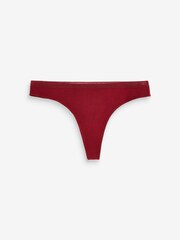 Tommy Hilfiger Blue Logo Lace Thongs 3 Pack - Image 7 of 9