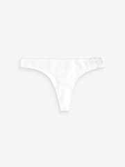 Tommy Hilfiger Blue Logo Lace Thongs 3 Pack - Image 8 of 9