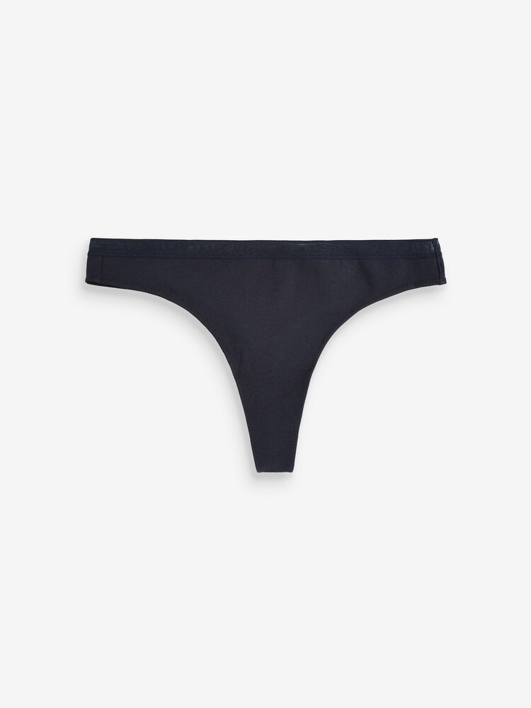 Tommy Hilfiger Blue Logo Lace Thongs 3 Pack - Image 9 of 9 Tommy Hilfiger Blue Logo Lace Thongs 3 Pack - Image 9 of 9
