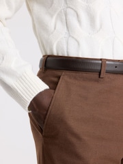 MOSS pantalone od flanela za odelo opuštenog kroja - Slika 3 od 3