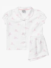 Trotters London Pink Flopsy Bunny Jersey Pyjamas - Image 2 of 2