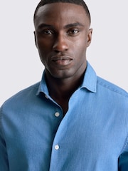 MOSS Blue Denim Shirt - Image 2 of 3