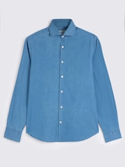 MOSS Blue Denim Shirt - Image 3 of 3