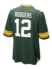 Nike Green NFL Green Bay Packers Home Game Jersey - Aaron Rodgers - Image 2 of 2