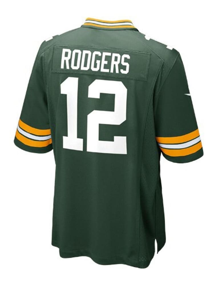 Nike Green NFL Green Bay Packers Home Game Jersey - Aaron Rodgers - Image 2 of 2