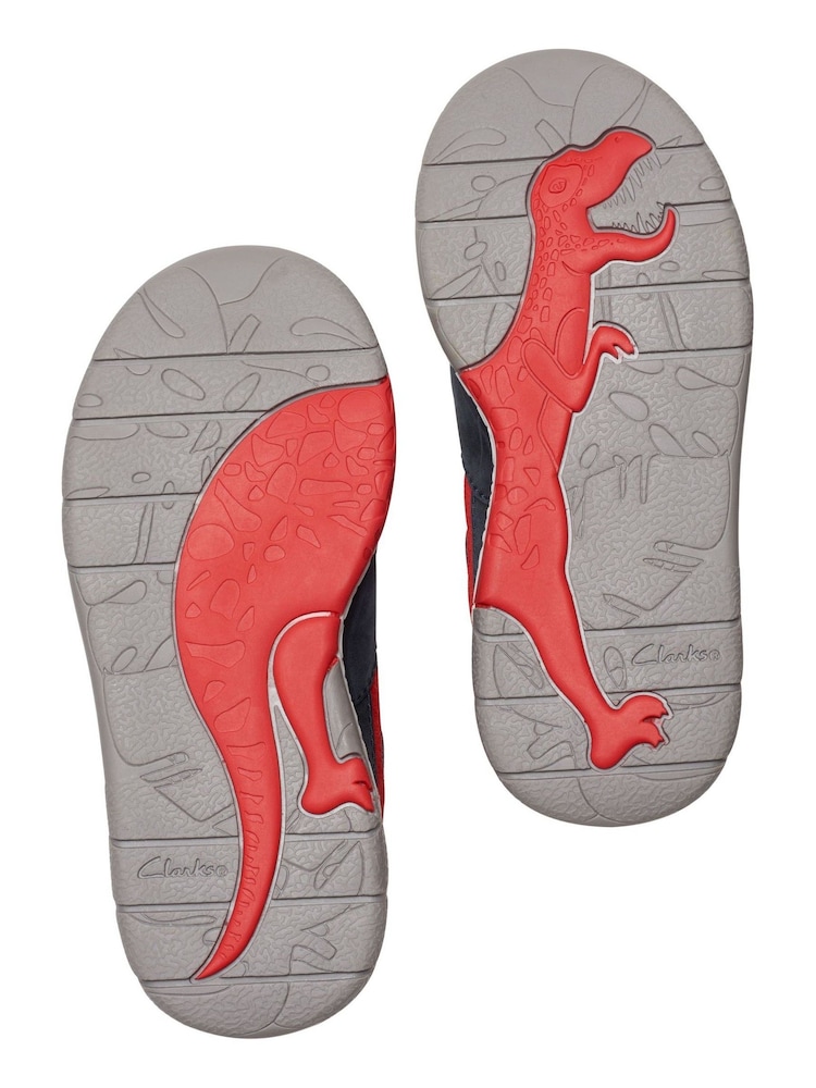 Clarks Blue Standard Fit (F) Steggy Tail Kids Shoes - Image 7 of 7 Clarks Blue Standard Fit (F) Steggy Tail Kids Shoes - Image 7 of 7