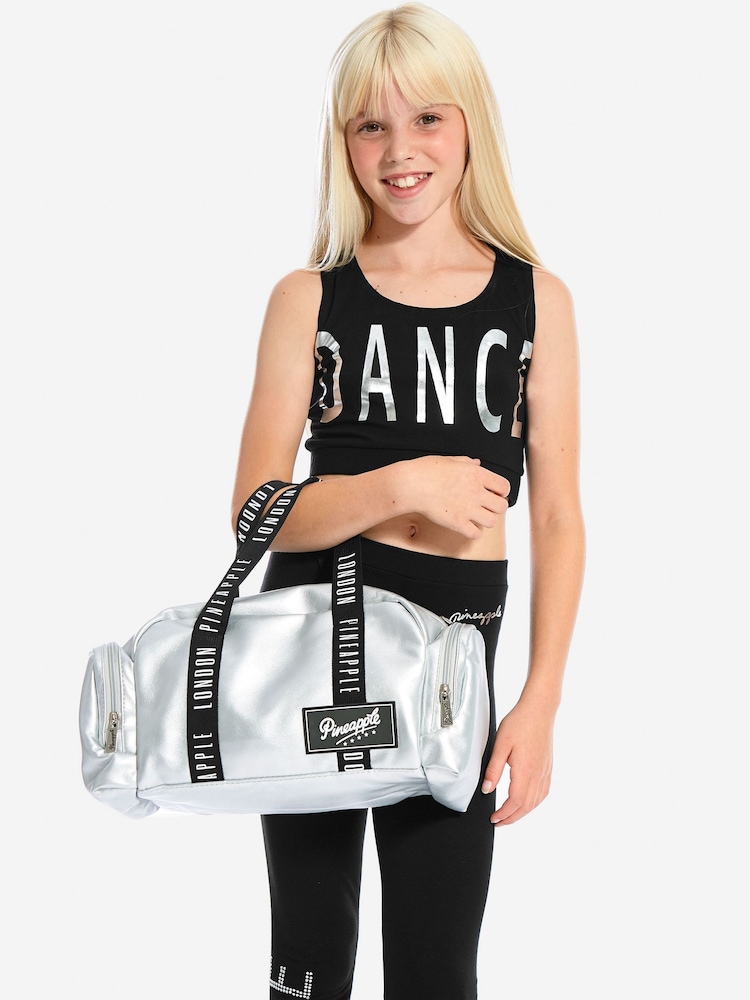 Pineapple Silver Holdall Dance Kit Bag - Image 8 of 8 Pineapple Silver Holdall Dance Kit Bag - Image 8 of 8