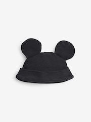 Character Grey Baby Mickey Mouse Disney 100% Cotton Sleepsuit And Hat - Image 3 of 3