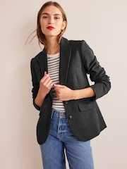Boden Grey The Marylebone Jersey Blazer - Image 1 of 4