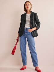 Boden Grey The Marylebone Jersey Blazer - Image 3 of 4