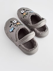 Grey Star Wars Faux Fur Lined Clog Slippers - Image 3 of 5