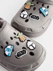 Grey Star Wars Faux Fur Lined Clog Slippers - Image 5 of 5