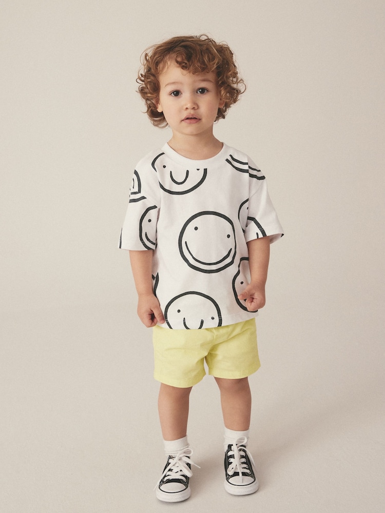 Black/Green 100% Cotton Short Sleeve T-Shirts 4 Pack (3mths-7yrs) - Image 2 of 11