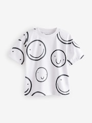 Black/Green 100% Cotton Short Sleeve T-Shirts 4 Pack (3mths-7yrs) - Image 6 of 11