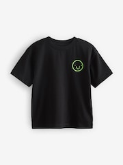Black/Green 100% Cotton Short Sleeve T-Shirts 4 Pack (3mths-7yrs) - Image 9 of 11