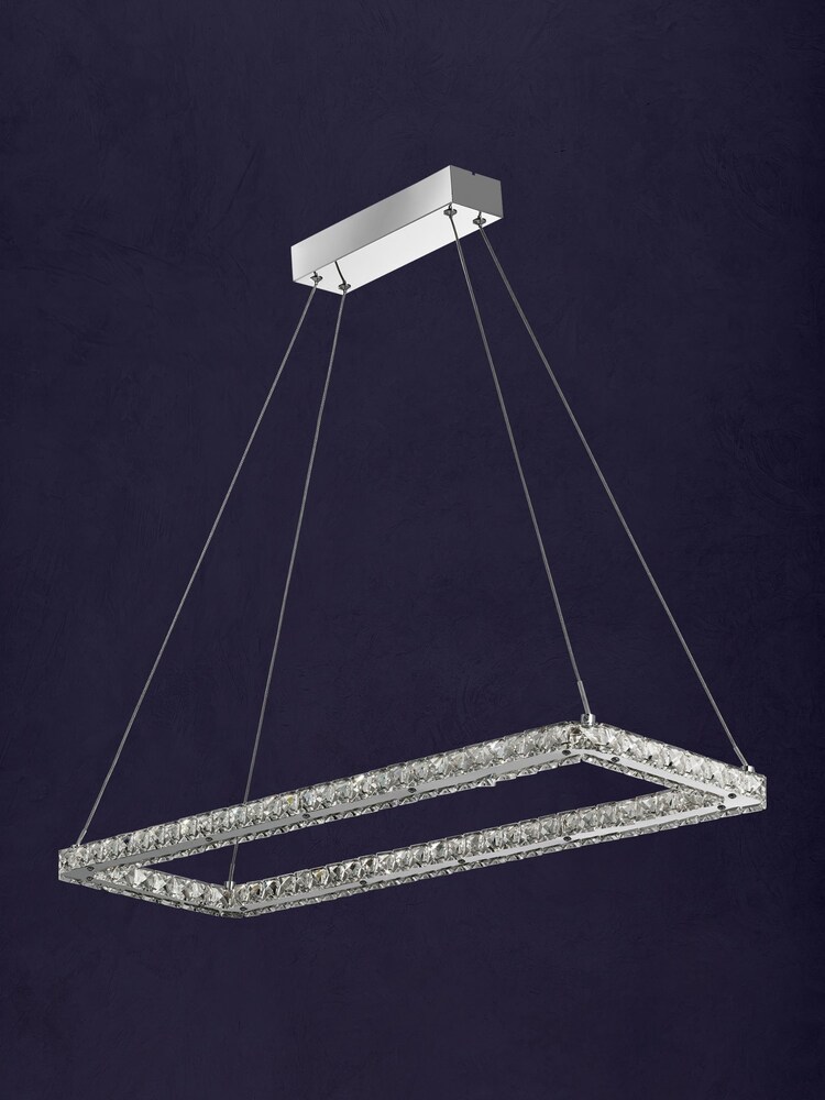 Searchlight Chrome Cluster LED Ceiling Light - Image 1 of 1