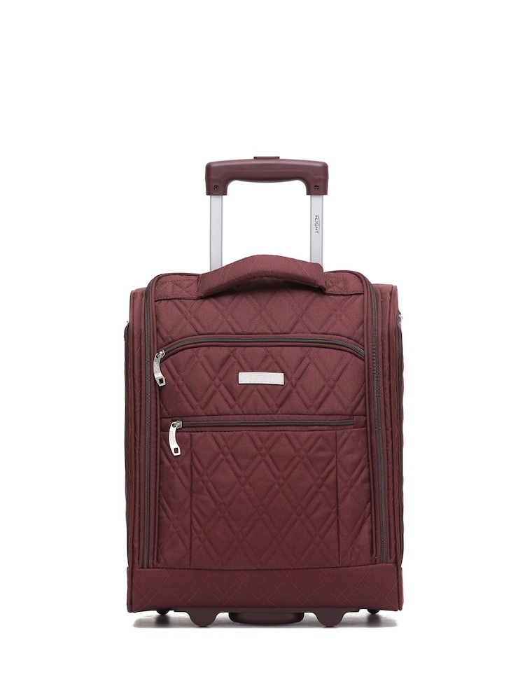 Flight Knight 45x36x20cm EasyJet Underseat Soft Case Cabin Carry On Suitcase Hand Mono Canvas  Luggage - Image 1 of 7