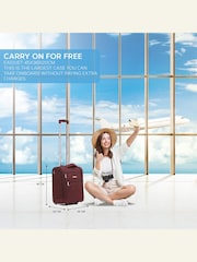 Flight Knight 45x36x20cm EasyJet Underseat Soft Case Cabin Carry On Suitcase Hand Mono Canvas  Luggage - Image 2 of 7
