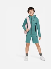 Nike Mid Green Tech Fleece Zip Through Hoodie - Image 6 of 6