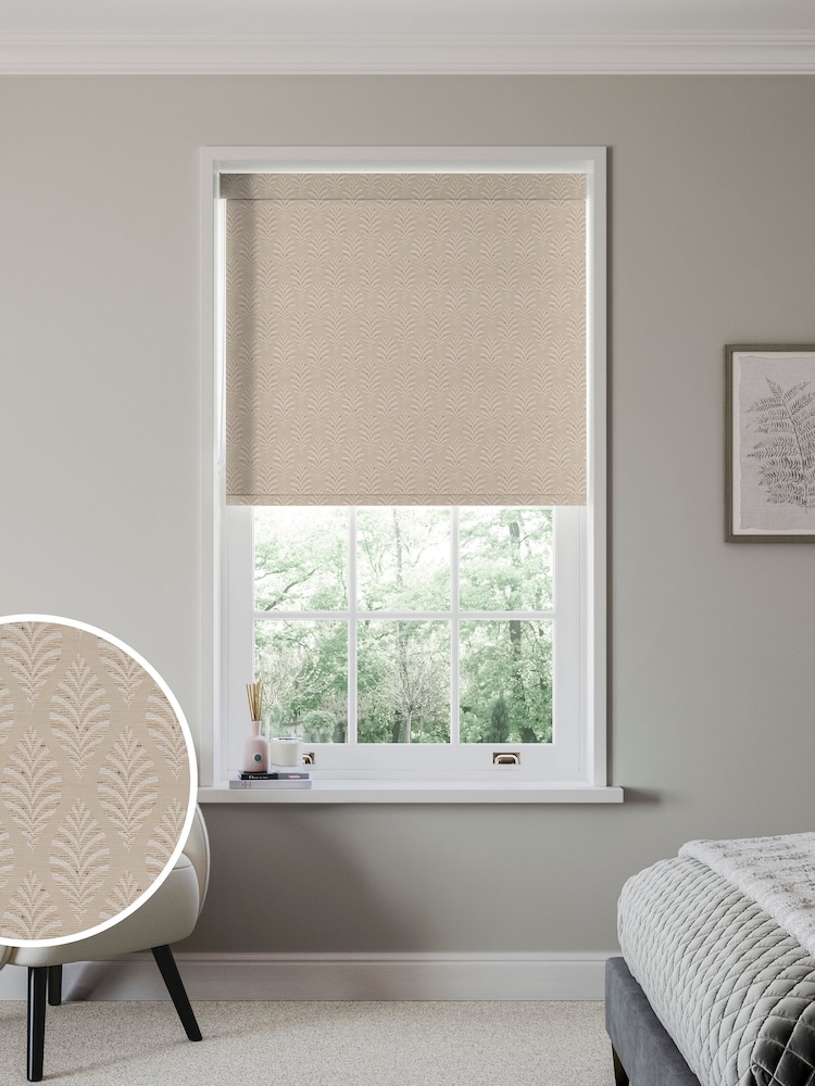 Natural Wheat Fresca Made to Measure Blackout Roller Blind - Image 1 of 6