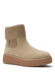 FitFlop Brown Gen-Ff Roam Suede Knit Boots - Image 2 of 4