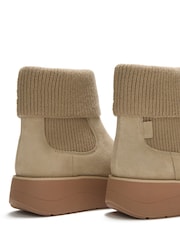 FitFlop Brown Gen-Ff Roam Suede Knit Boots - Image 3 of 4