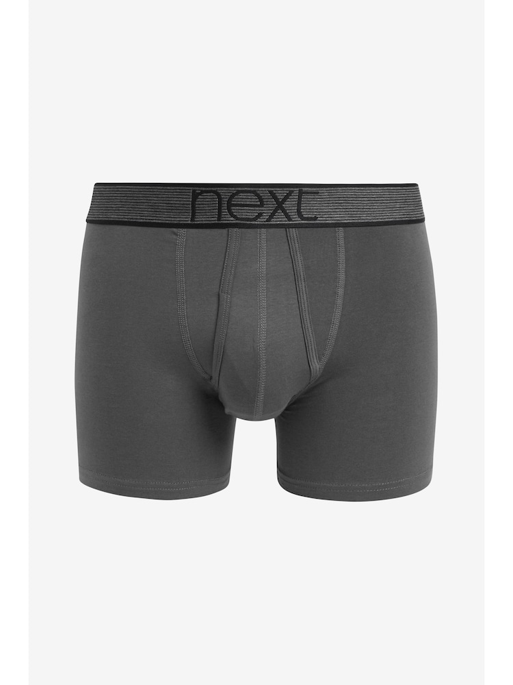 Grey 10 pack A-Front Boxers - Image 3 of 6