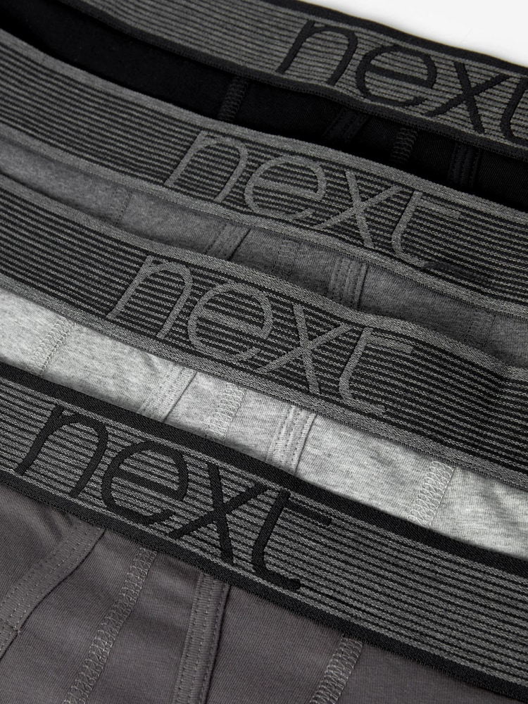 Grey 10 pack A-Front Boxers - Image 6 of 6