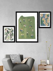 East End Prints Blue Orchids by Katy Welsh - Image 2 of 3