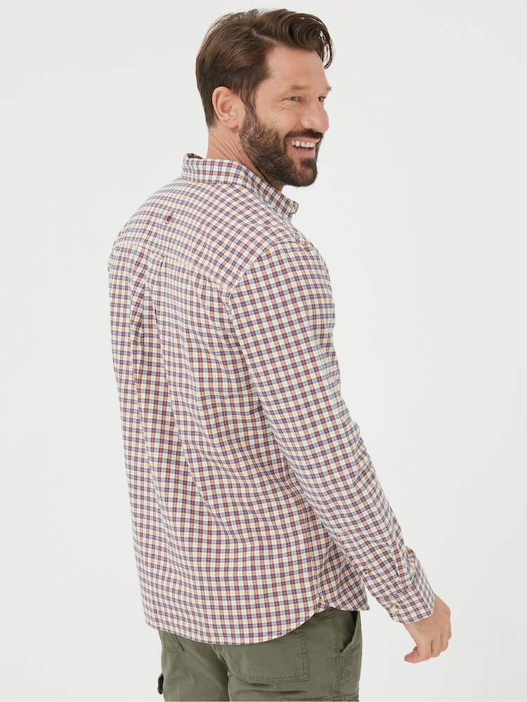 FatFace Red Everly Check Shirt - Image 2 of 5