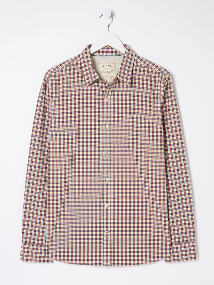 FatFace Red Everly Check Shirt - Image 5 of 5