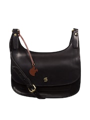 Conkca Ellipse Leather Cross-Body Bag - Image 2 of 6
