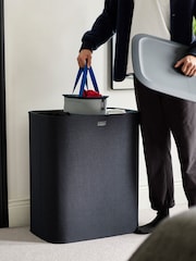 Joseph Joseph Black Tota Trio 90L Laundry Separation Basket - Image 2 of 7