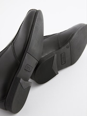 Black Standard Fit (F) School Leather Formal Loafers - Image 5 of 6