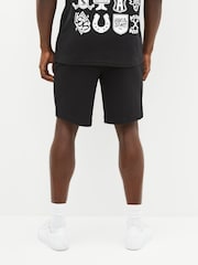 Lyle & Scott Black Cotton Jersey Shorts - Image 2 of 5
