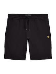 Lyle & Scott Black Cotton Jersey Shorts - Image 5 of 5