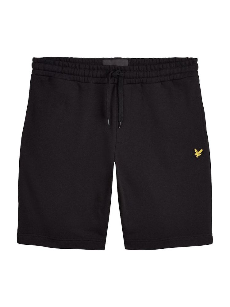 Lyle & Scott Black Cotton Jersey Shorts - Image 5 of 5