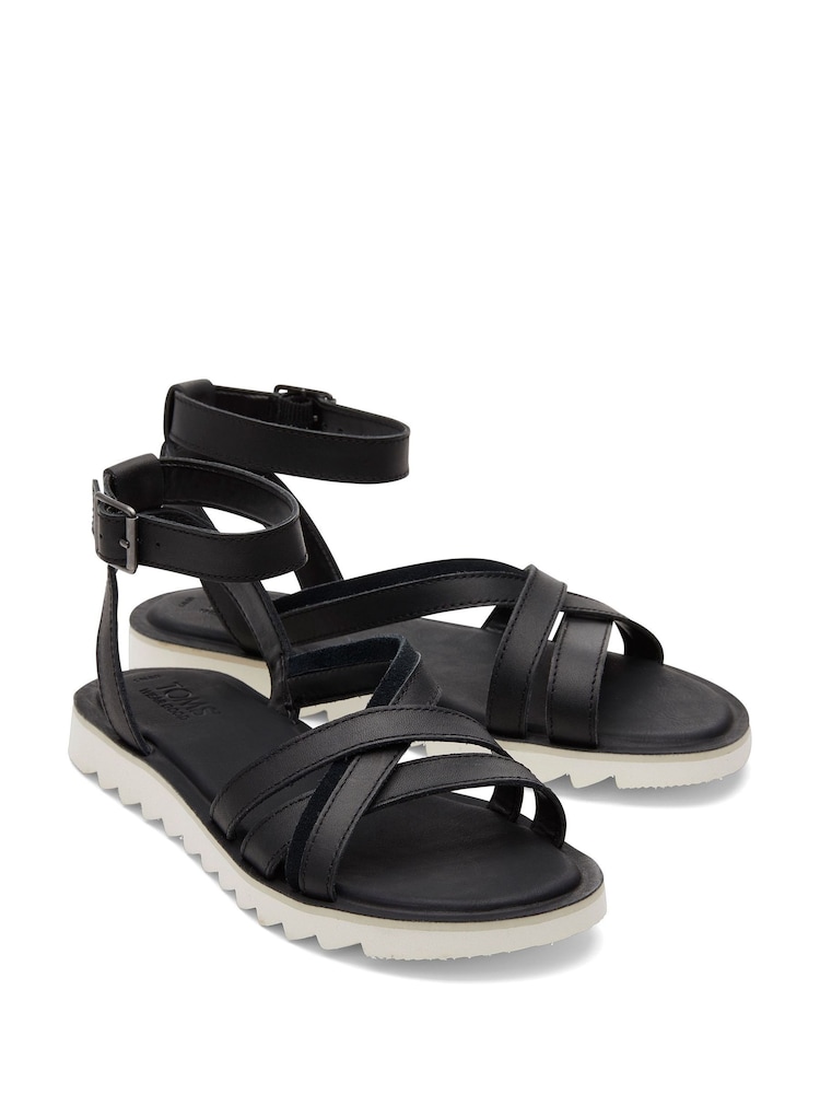 Toms Rory Leather Suede Sandals - Image 2 of 5