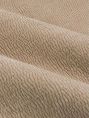 Yard Linen Heath Washed Velvet Lined Eyelet Curtains - Image 4 of 4