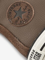 Converse Brown Fleece Lined All Star Eva Lift Junior Trainers - Image 7 of 10