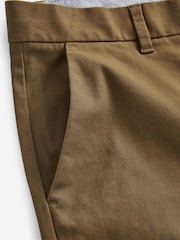 Dark Tan Brown Slim Stretch Chino Trousers - Image 7 of 8
