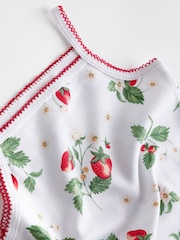 Red/White Baby Strappy Vest Bodysuits 5 Pack - Image 11 of 12