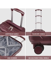 Flight Knight 45x36x20cm EasyJet Underseat 8 Wheel ABS Hard Case Cabin Carry On Hand Luggage - Image 3 of 7