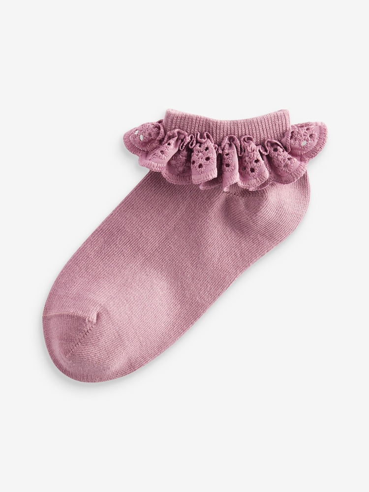rožnata - Bombaž bogata Ruffle Frill Trainer nogavice 4 paket - Slika 2 iz 5 rožnata - Bombaž bogata Ruffle Frill Trainer nogavice 4 paket - Slika 2 iz 5