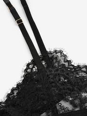 Black Glamour Lace Suspender Belt - Image 6 of 6
