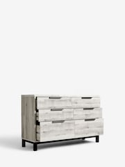 Grey Bronx Oak Effect 6 Drawer Chest of Drawers - Image 5 of 9